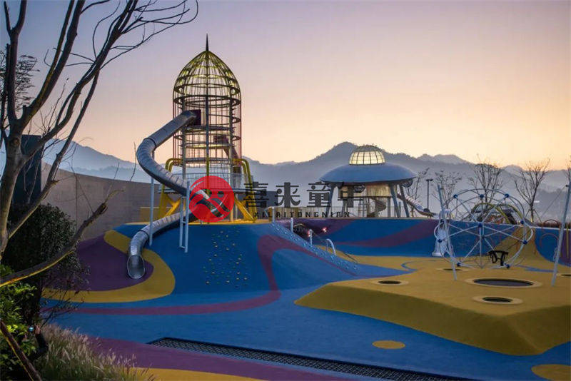 西安大型塑木组合滑梯厂家,组合不锈钢滑梯厂家