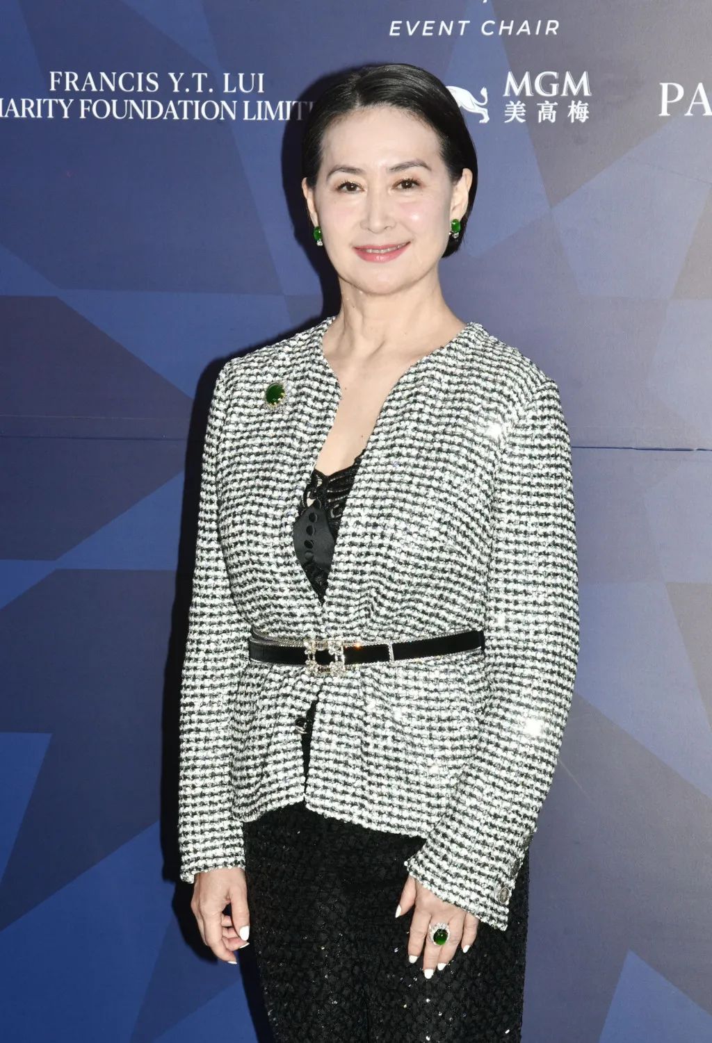 郭晶晶巩俐与明星合影,郭晶晶张曼玉合影