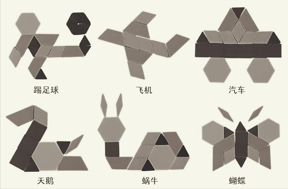 七巧板古代玩具,七巧板的历史演变过程绘画