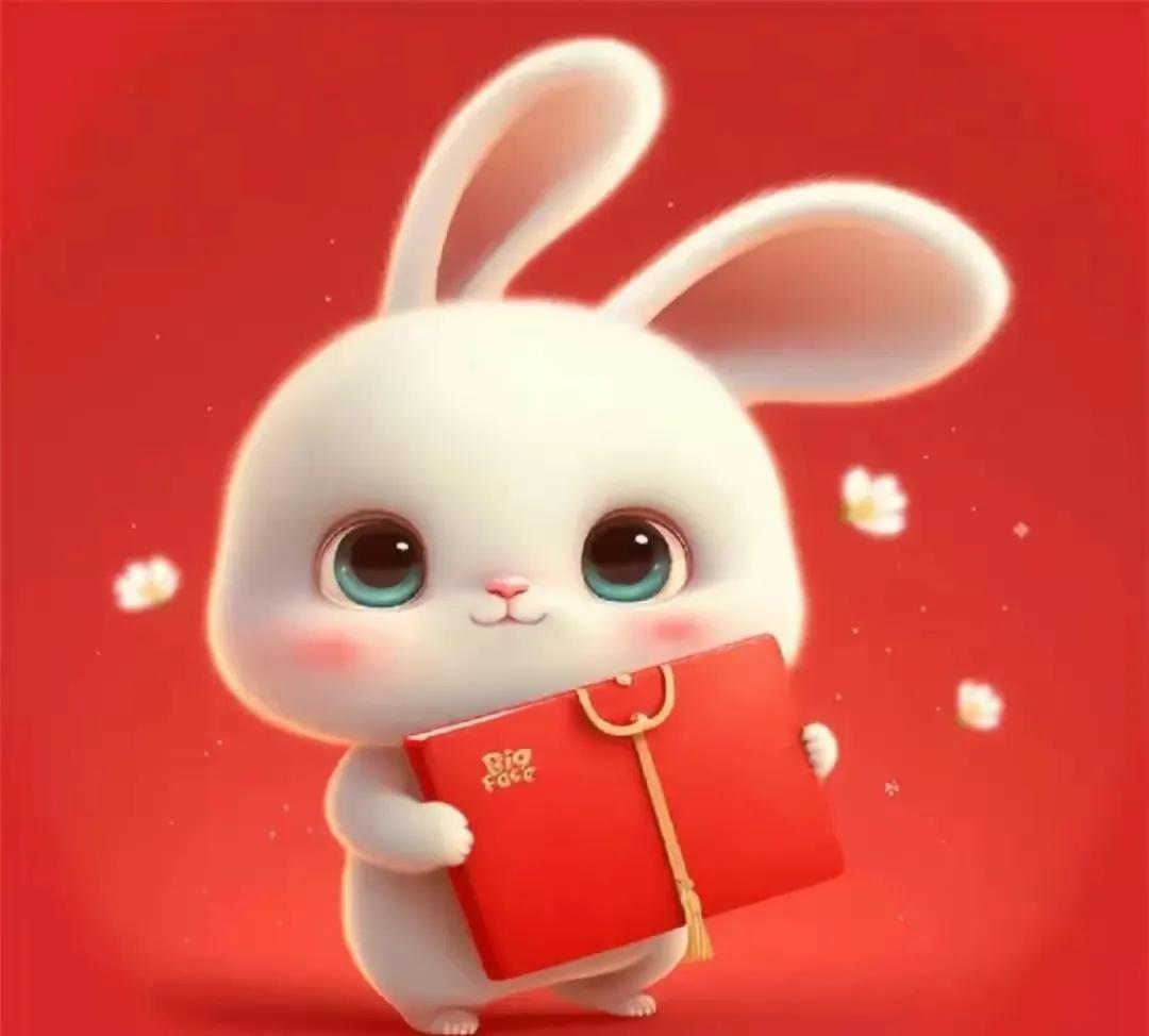 好看的新年头像兔年图文,新年头像兔年2023唯美