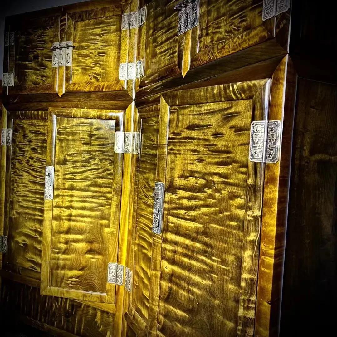 乌木金丝楠实木顶箱柜价格,金丝楠乌木特殊纹理面板