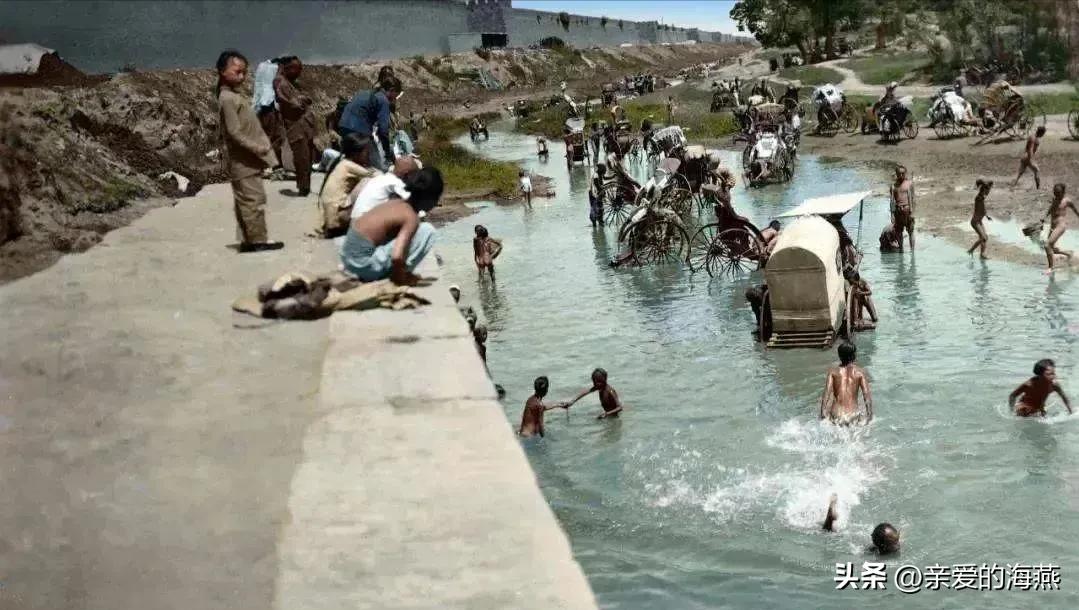 北京城墙100年前的视频,北京旧城墙老照片