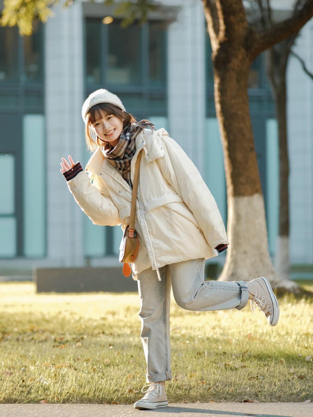 小个子好看又百搭的羽绒服,小个子穿搭羽绒服显高显气质