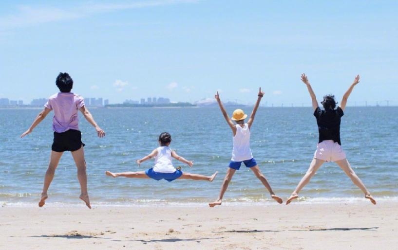 孙俪女儿芭蕾舞姿,孙俪晒出女儿跳拉丁的照片