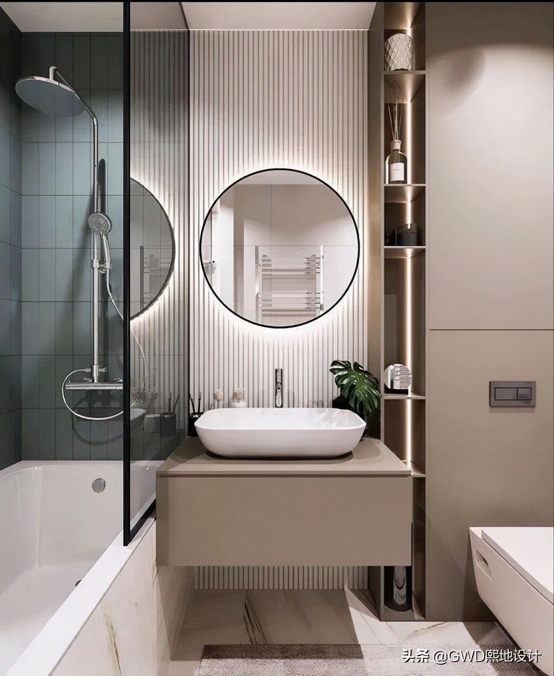 最美卫生间装修效果图,2021最火卫生间设计效果图