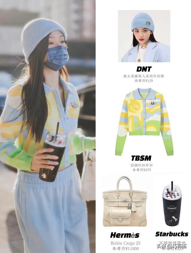 吴宣仪穿衣造型,吴宣仪一身黑色穿搭