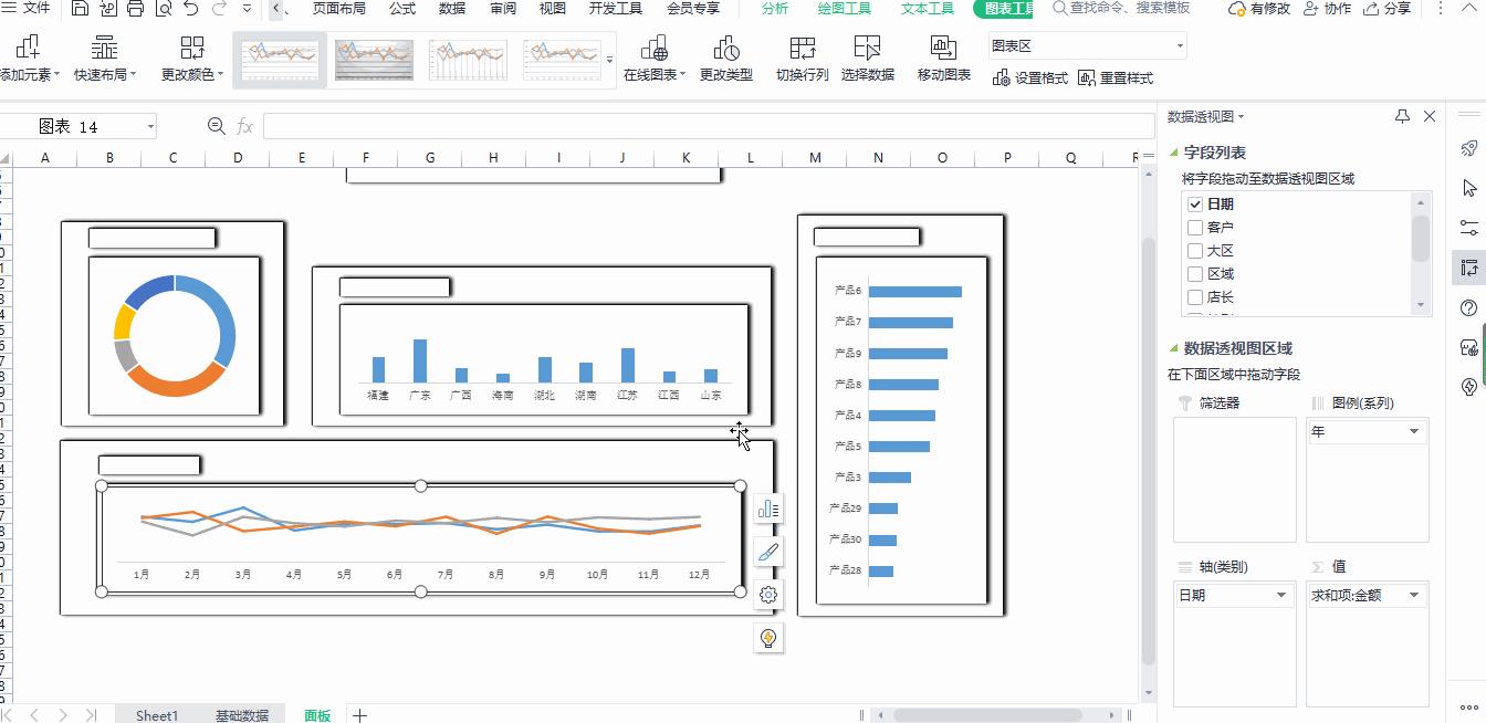 wps怎么制作动态图,wps动态图表数据分析