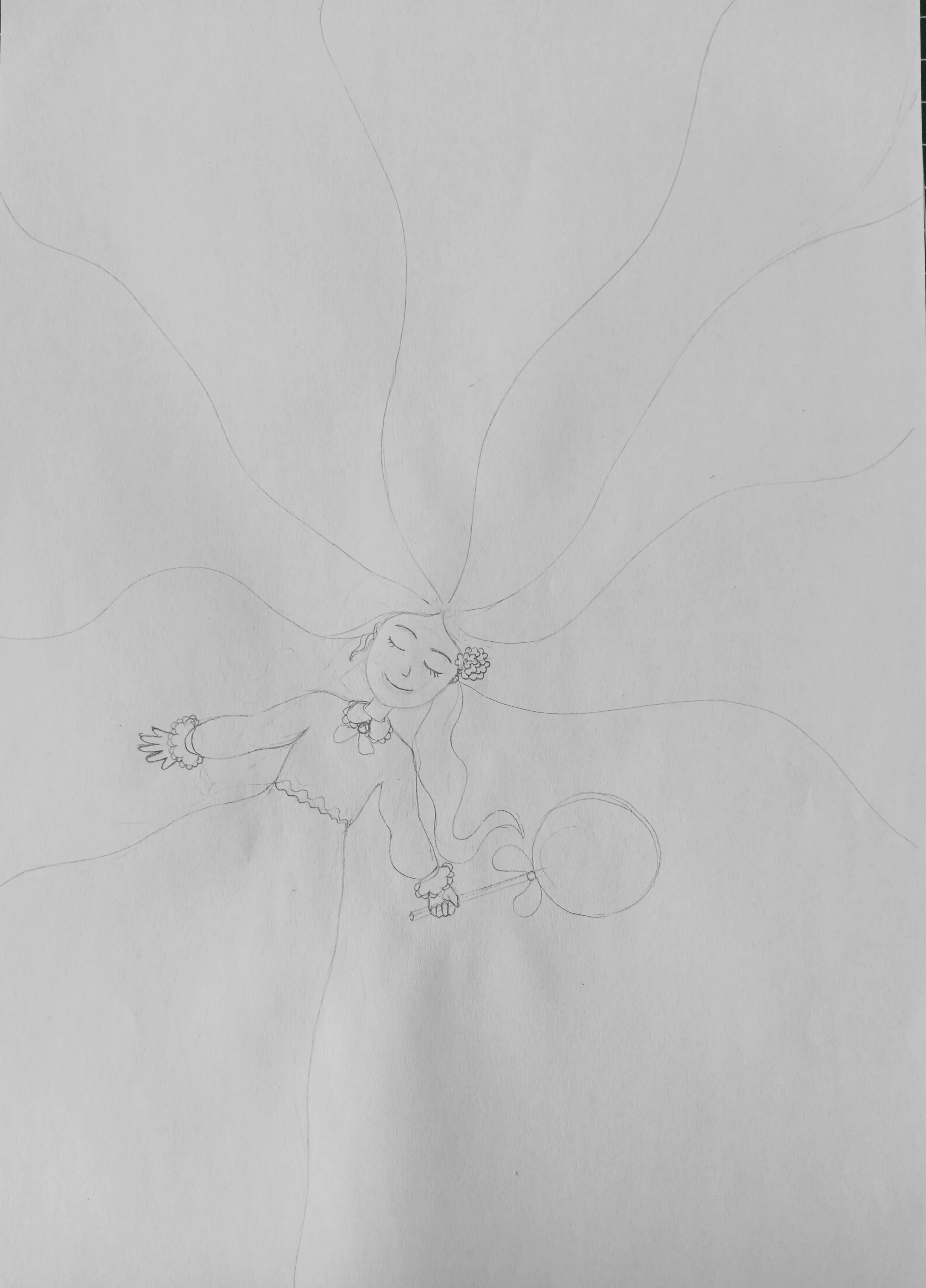 教你怎么画一个在吃棒棒糖的女孩,动漫棒棒糖绘画教程