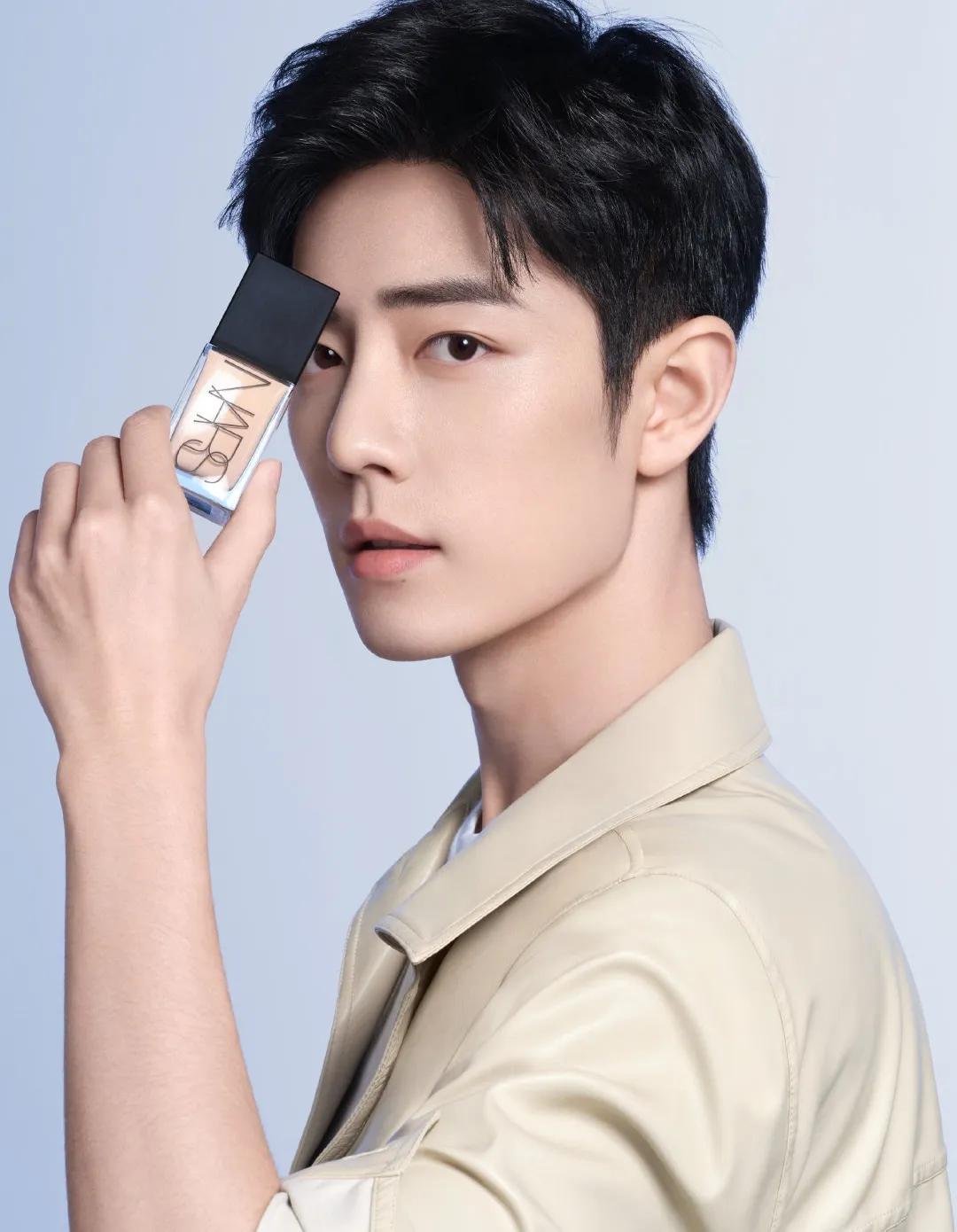 肖战代言化妆品线下活动,肖战护肤