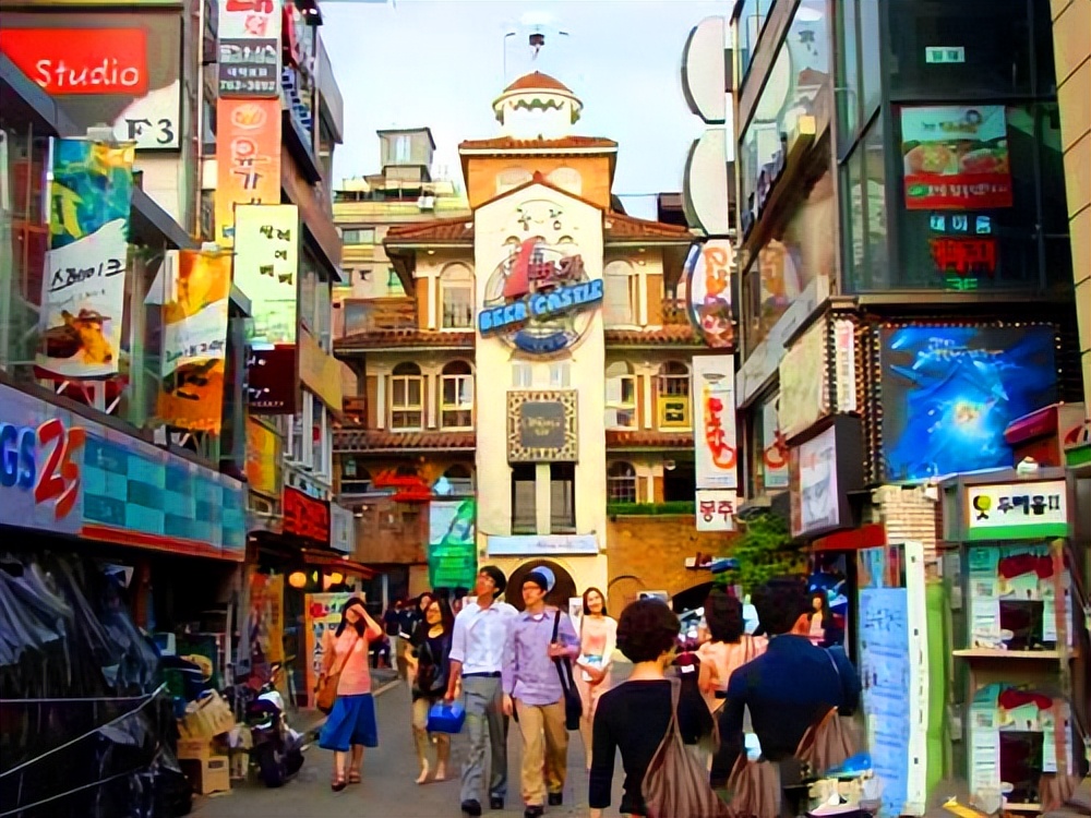 韩国首尔旅游购物攻略,韩国旅游韩国酒吧街