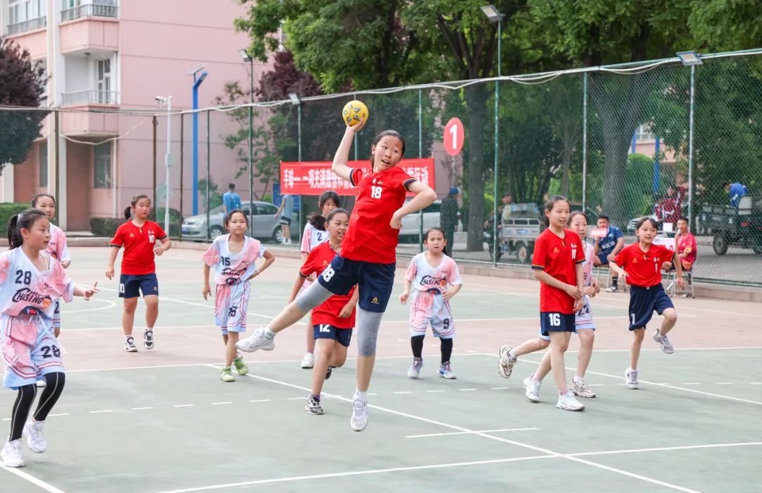 晋中市运动会手球比赛开幕式,晋中体育馆手球比赛