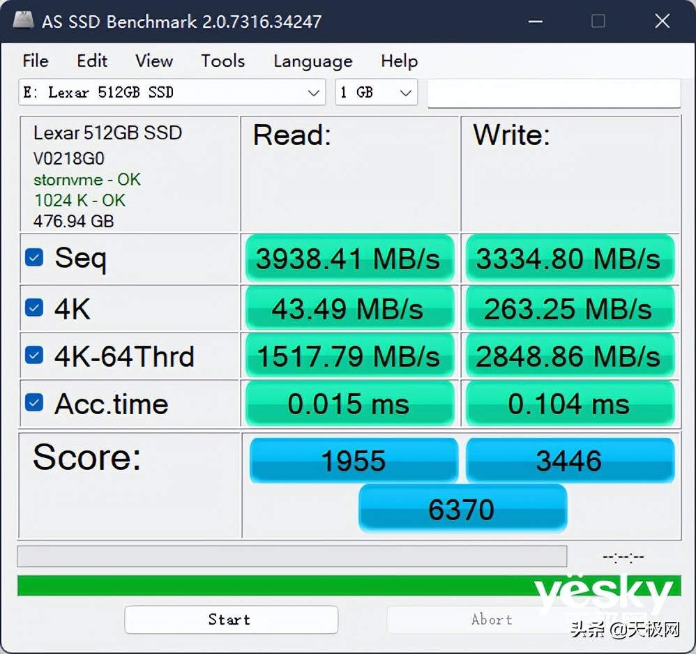PCIe4.0时代入门优选Lexar雷克沙NM760512GBNVMe固态硬盘评测