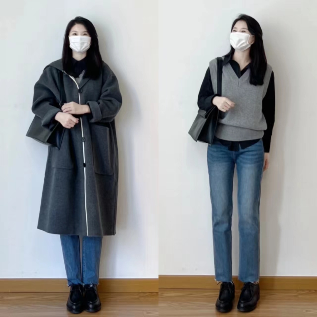 大衣30种穿搭方法,秋冬实用保暖大衣穿搭图片