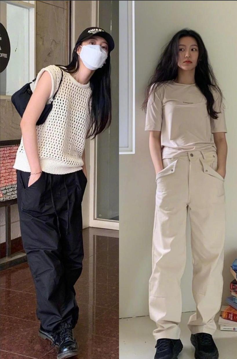 韩国穿搭就喜欢黑白灰,韩国冬季穿搭看不腻的黑白灰