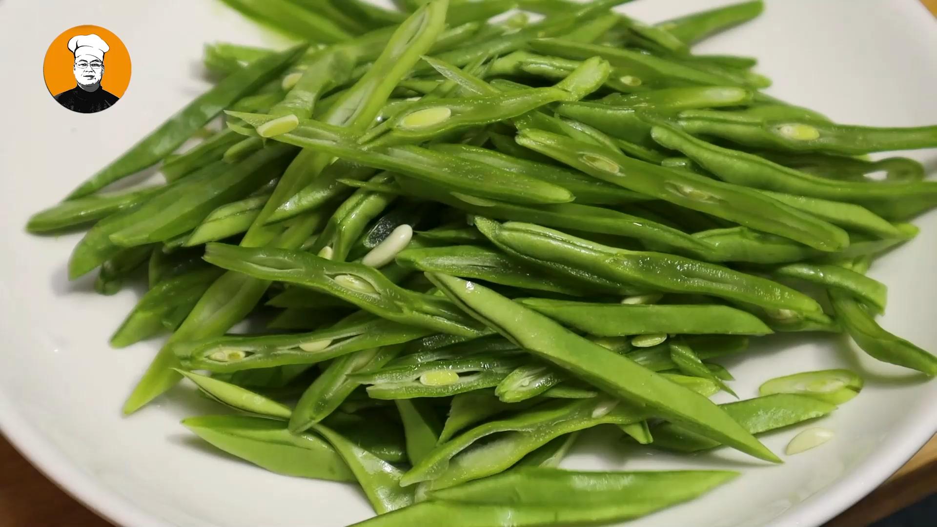 芸豆炒肉丝家常做法，鲜嫩爽脆，开胃下饭，全家都爱吃