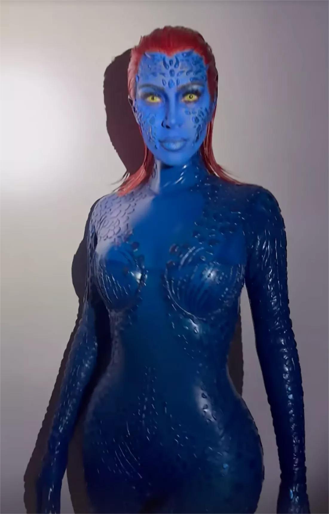 万圣节女明星造型,欧美今年万圣节造型