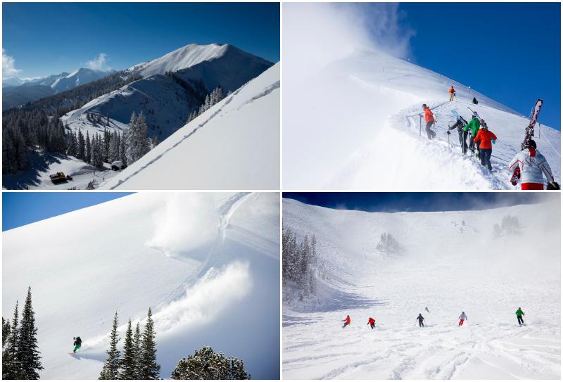 美国的滑雪胜地阿斯本,美国阿斯本雪堆山滑雪村
