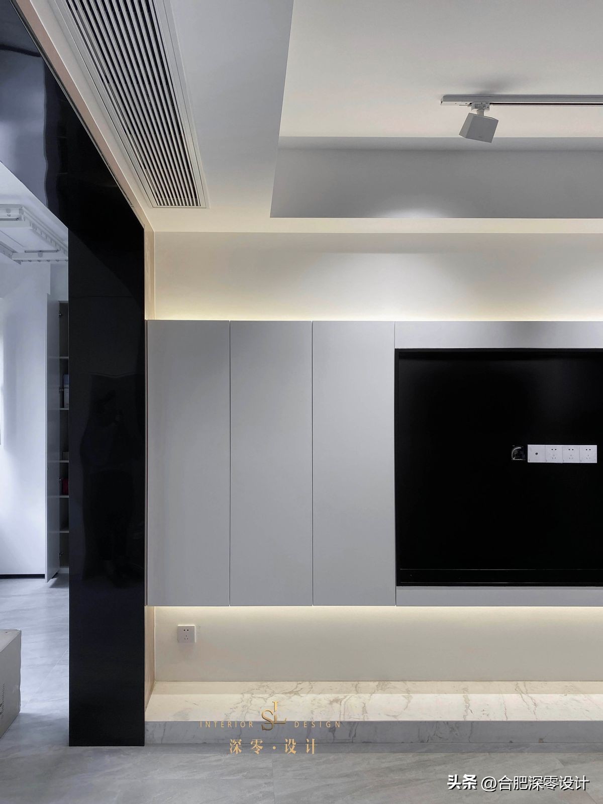 电视墙不重视收纳，反倒改做造型，图好看不“实用”，更上档次了