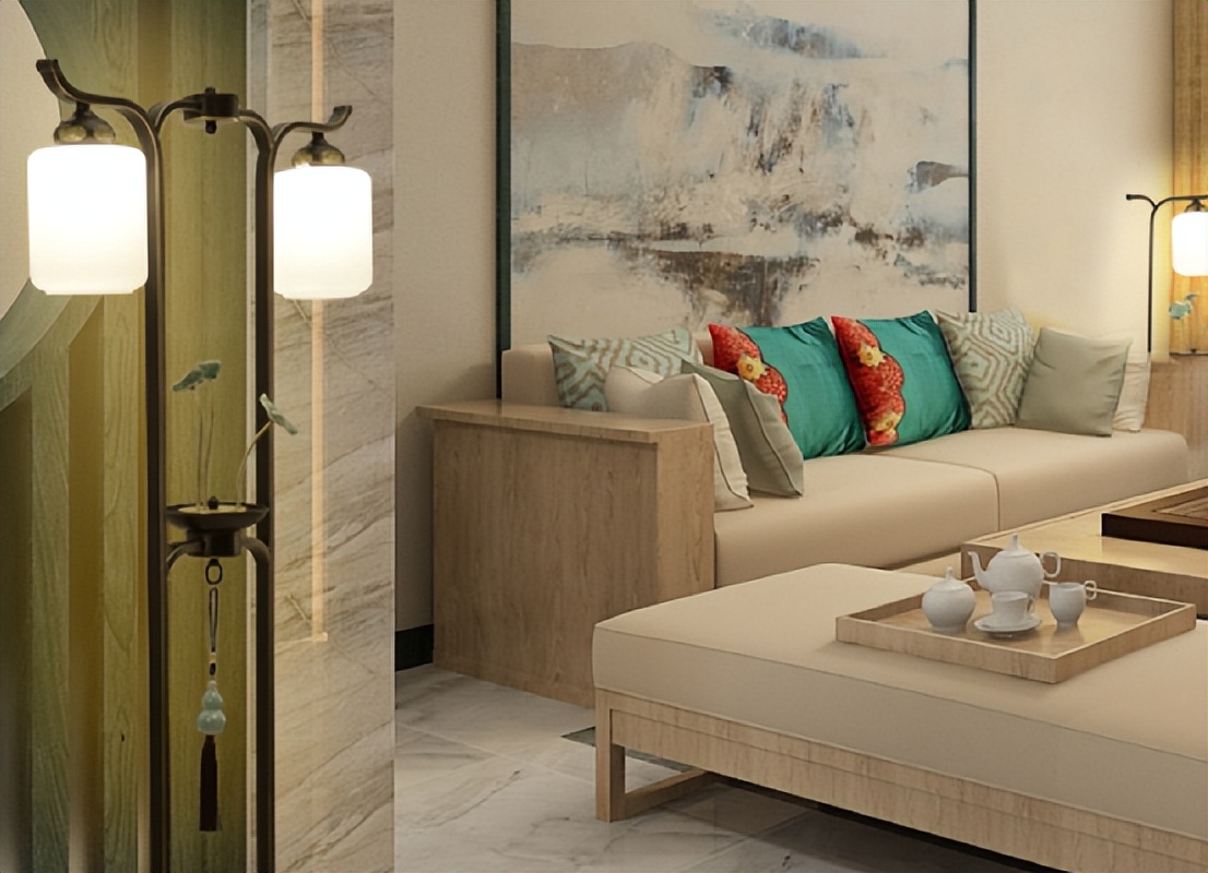 简约经典的家具选择兼具视觉美感,原木新中式极简轻奢风格家具