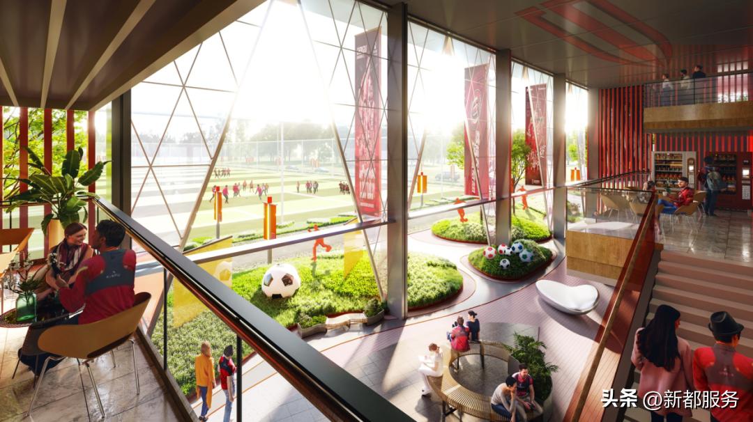 四川最大足球基地,新都木兰兴城足球公园