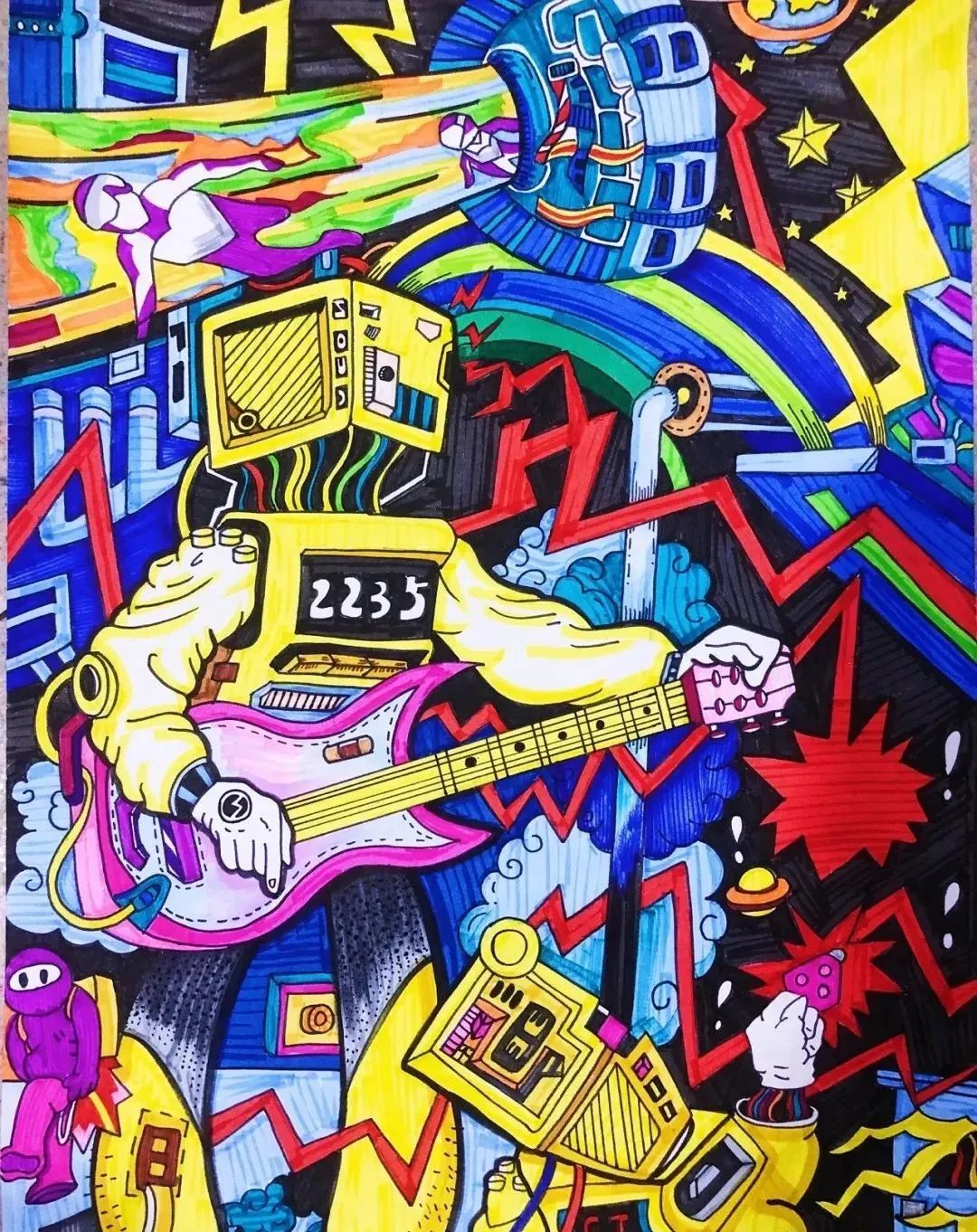 科幻画大全让科学插上艺术的翅膀,插上梦想的翅膀科幻画