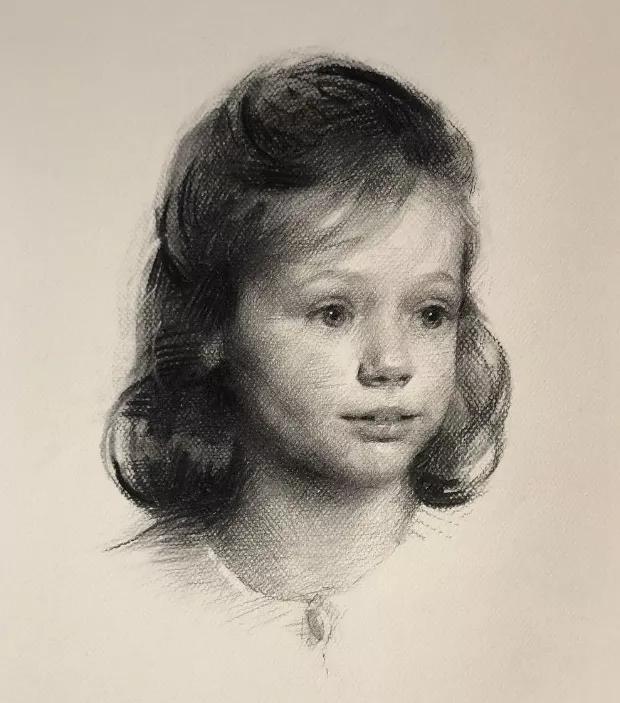 这样的素描你还怕没兴趣学吗,素描肖像画高水准