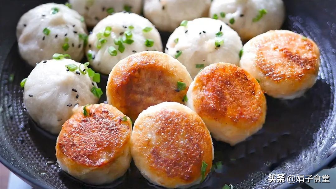 不揉面不擀皮就能做的美味水煎包,水煎包怎么做才能外酥里嫩