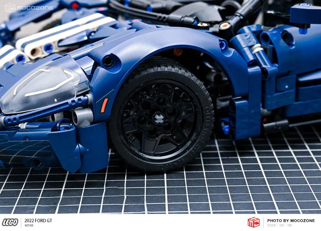 乐高积木福特gt跑车,福特gt2022