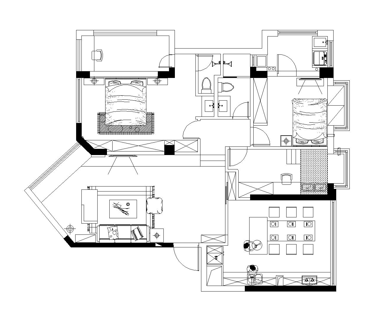 她家用木器漆打造出了独一无二的电视背景墙
