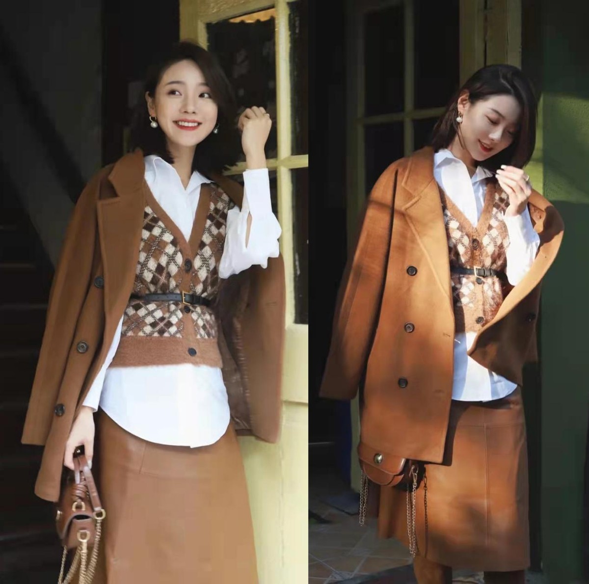 最实用的大衣搭配时髦洋气,60或70岁女性适合穿什么颜色大衣