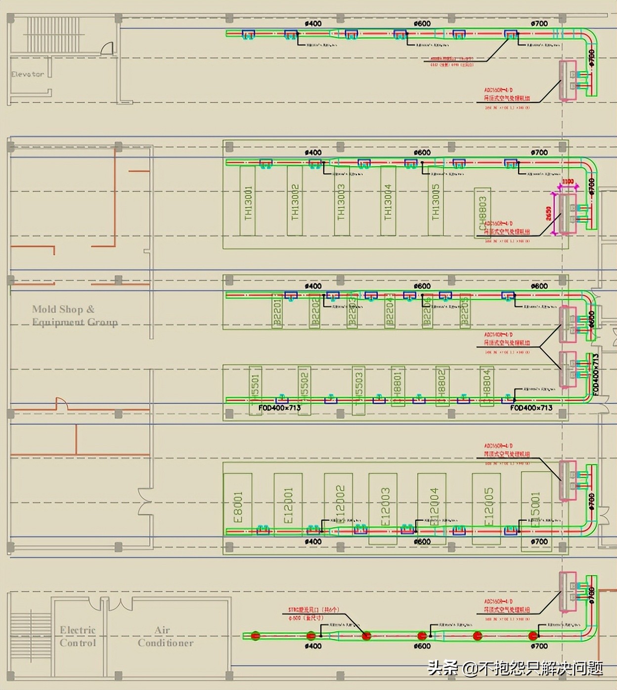 086沉墨的猫：节能精选009注塑车间空调系统节能设计