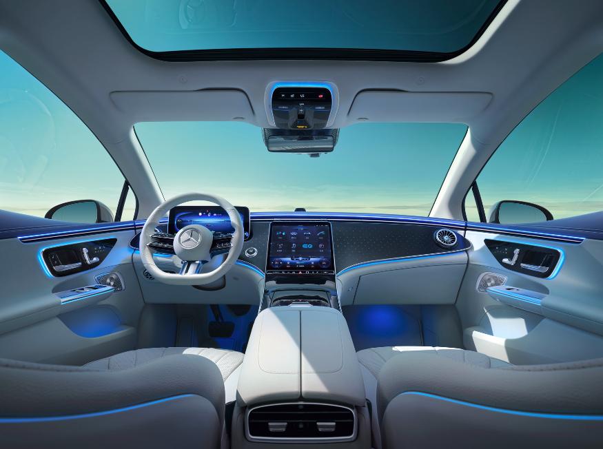 全新eqe纯电suv沙龙活动圆满结束,全新eqe纯电suv前往蓝海