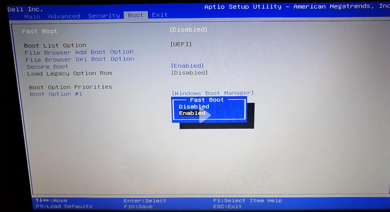 戴尔inspiron15—3543主板BIOS设置