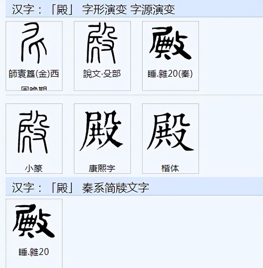殿=臀=腚本字考