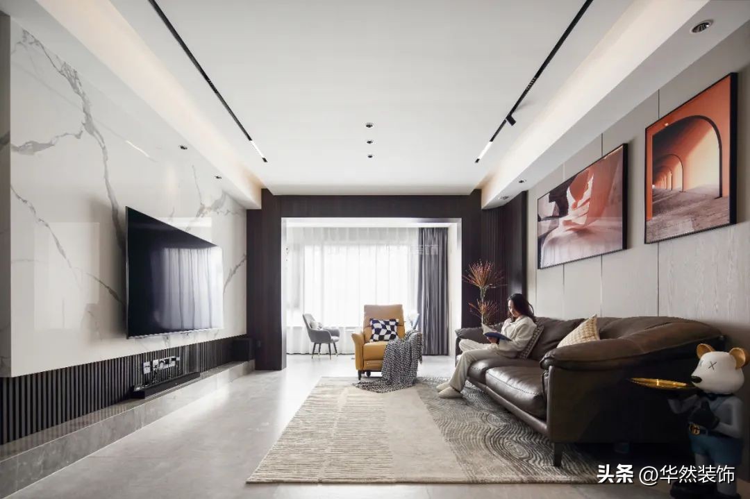 客厅一点也不高级,简单大气上档次的客厅电视背景墙