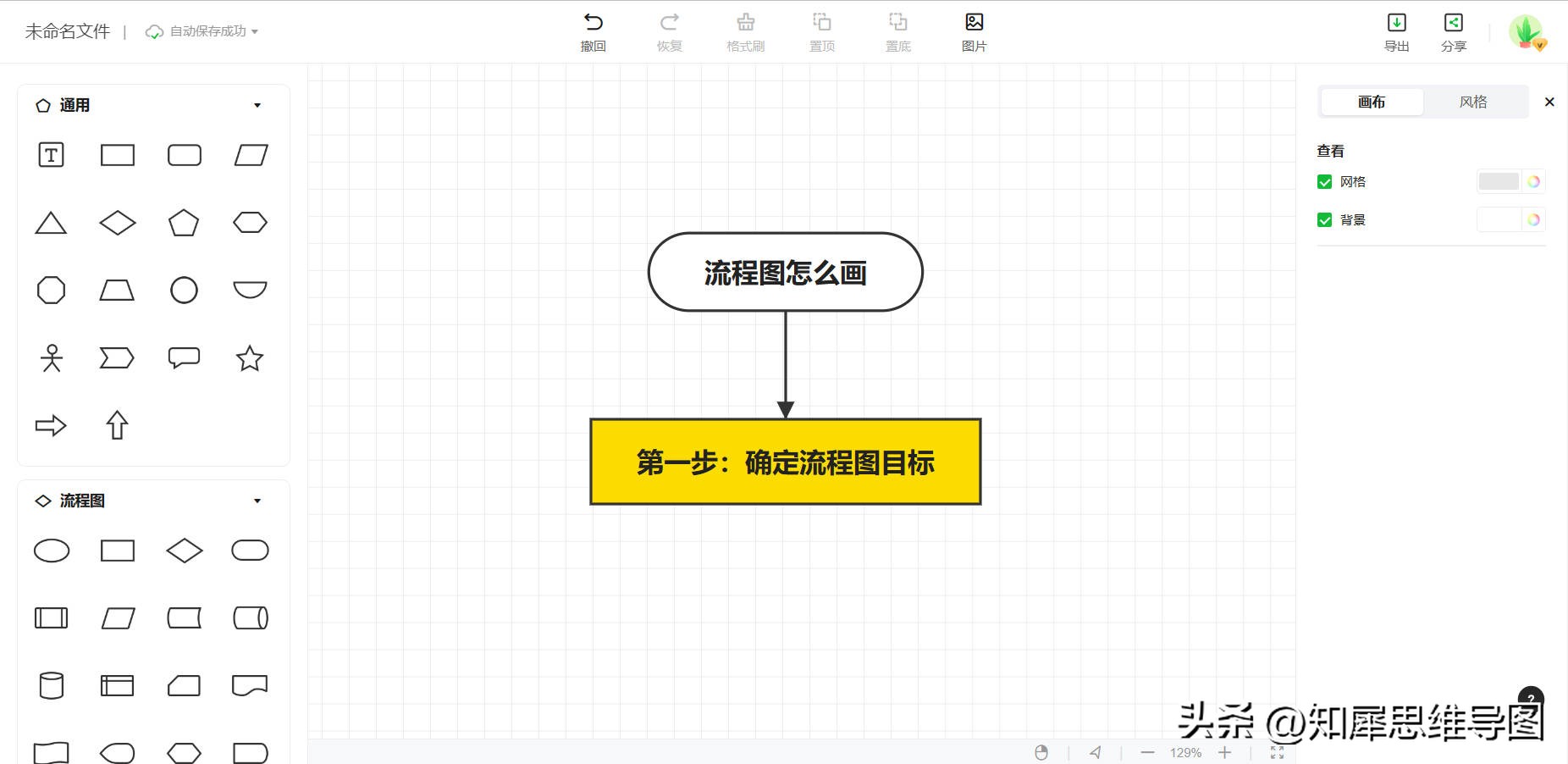 流程图的简单绘制方法图片教程,流程图怎么画详细教程