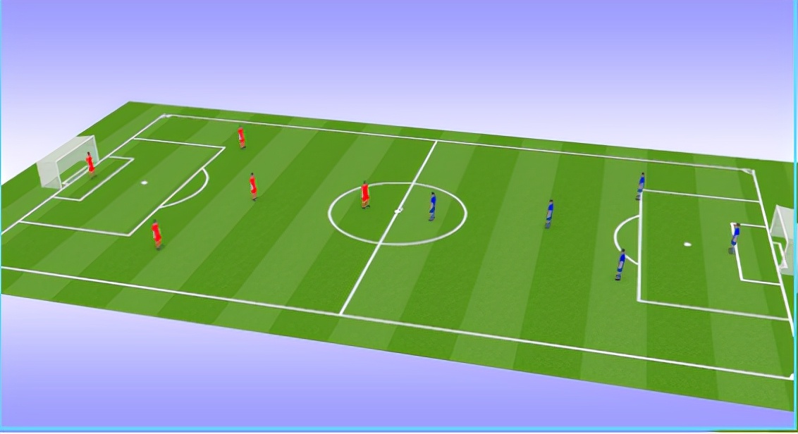 提高队员1v1防守的能力,全场1v1攻防训练