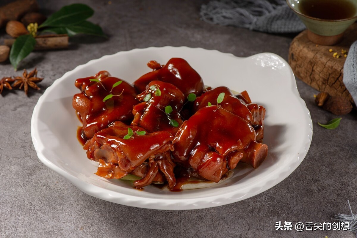 饭店红烧猪脚的家常做法软烂脱骨,线下猪脚饭店如何做到软烂脱骨