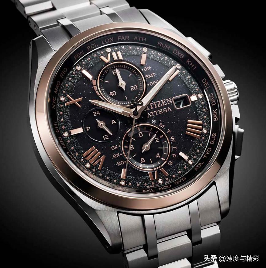 西铁城30周年限量版二手,最先进的西铁城电波手表