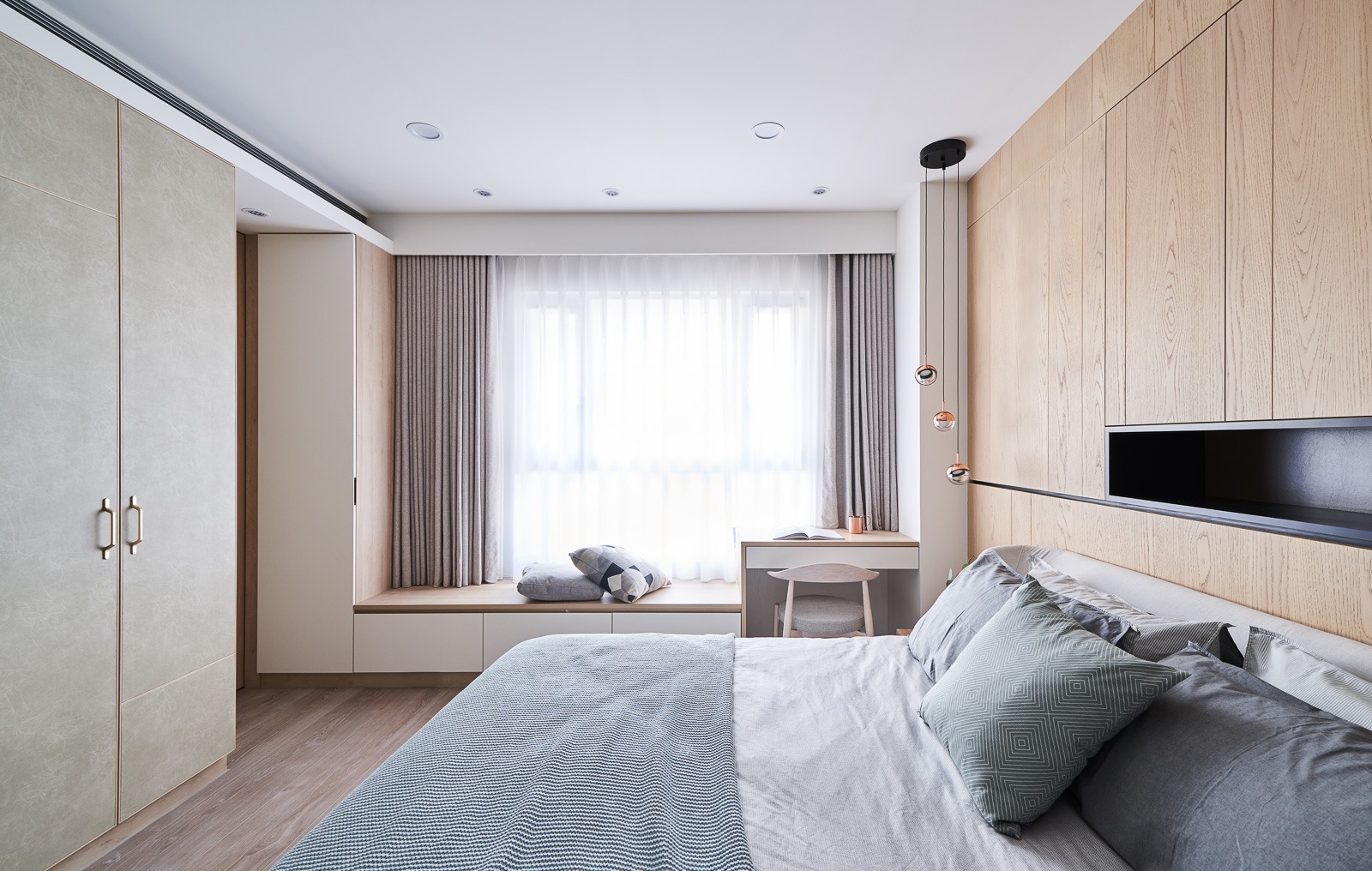 2019卧室飘窗设计获奖图片,卧室飘窗最新款最时尚设计