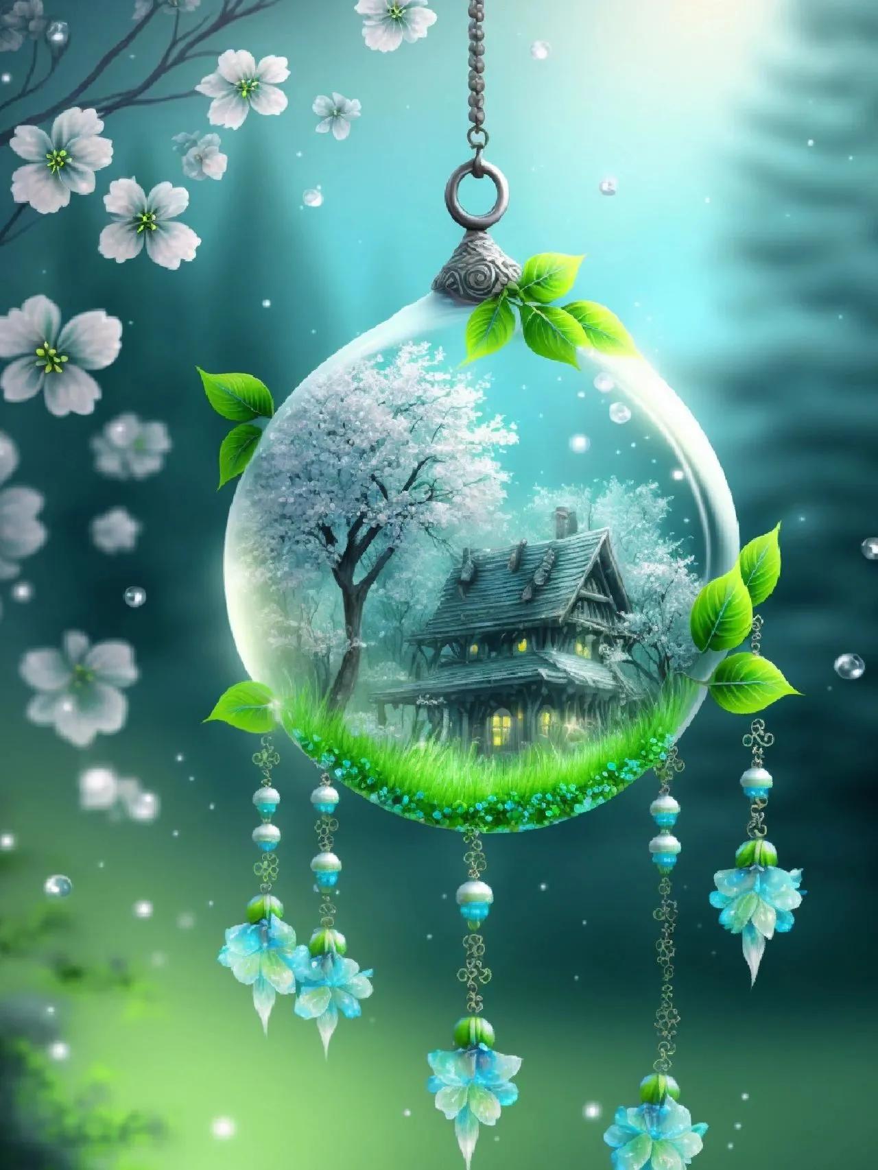 背景图片高清唯美风铃,高清唯美风铃壁纸