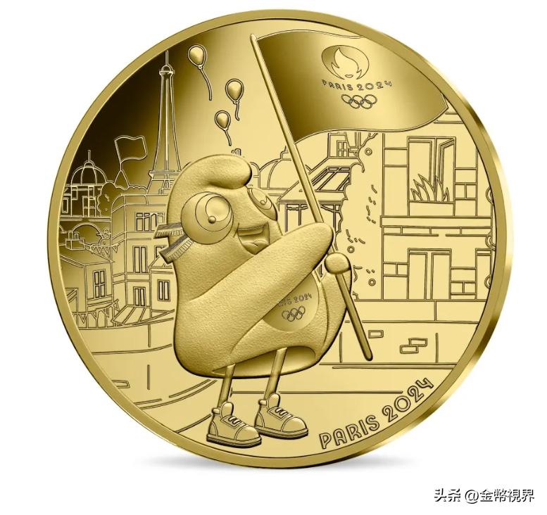 法国2024巴黎奥运会吉祥物,法国巴黎奥运会纪念币598