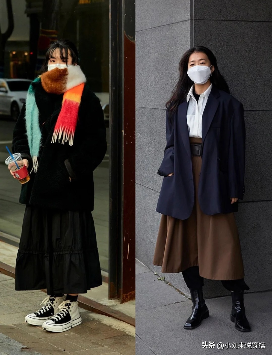 秋冬裙子怎么穿温暖又时髦,冬季裙装怎么穿既保暖又时髦