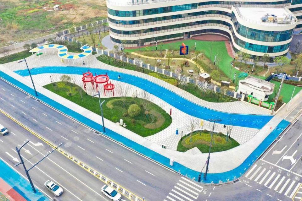 口袋公园生态美景,口袋公园小景观