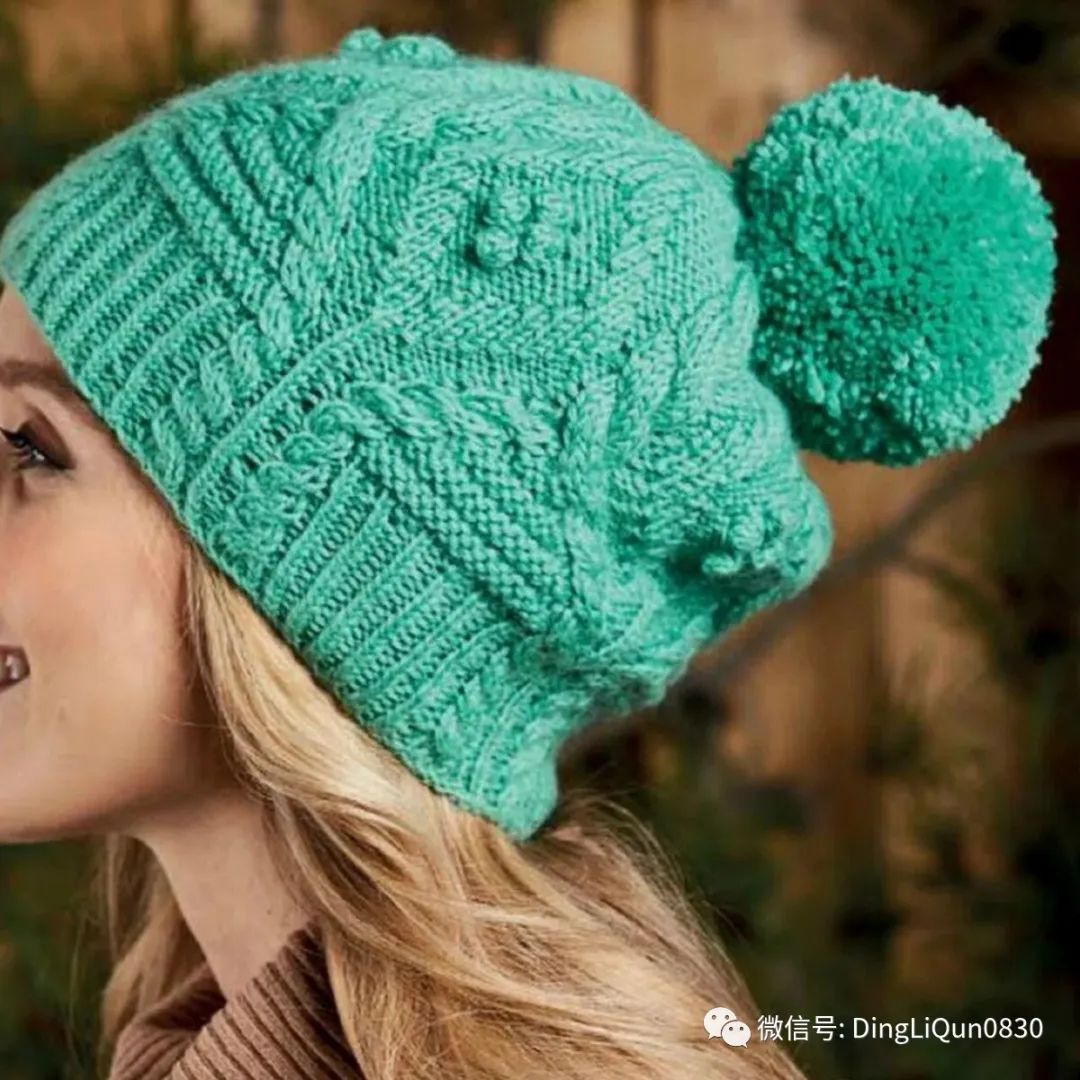 老人冬天钩针帽子图解,针织帽子款式大全