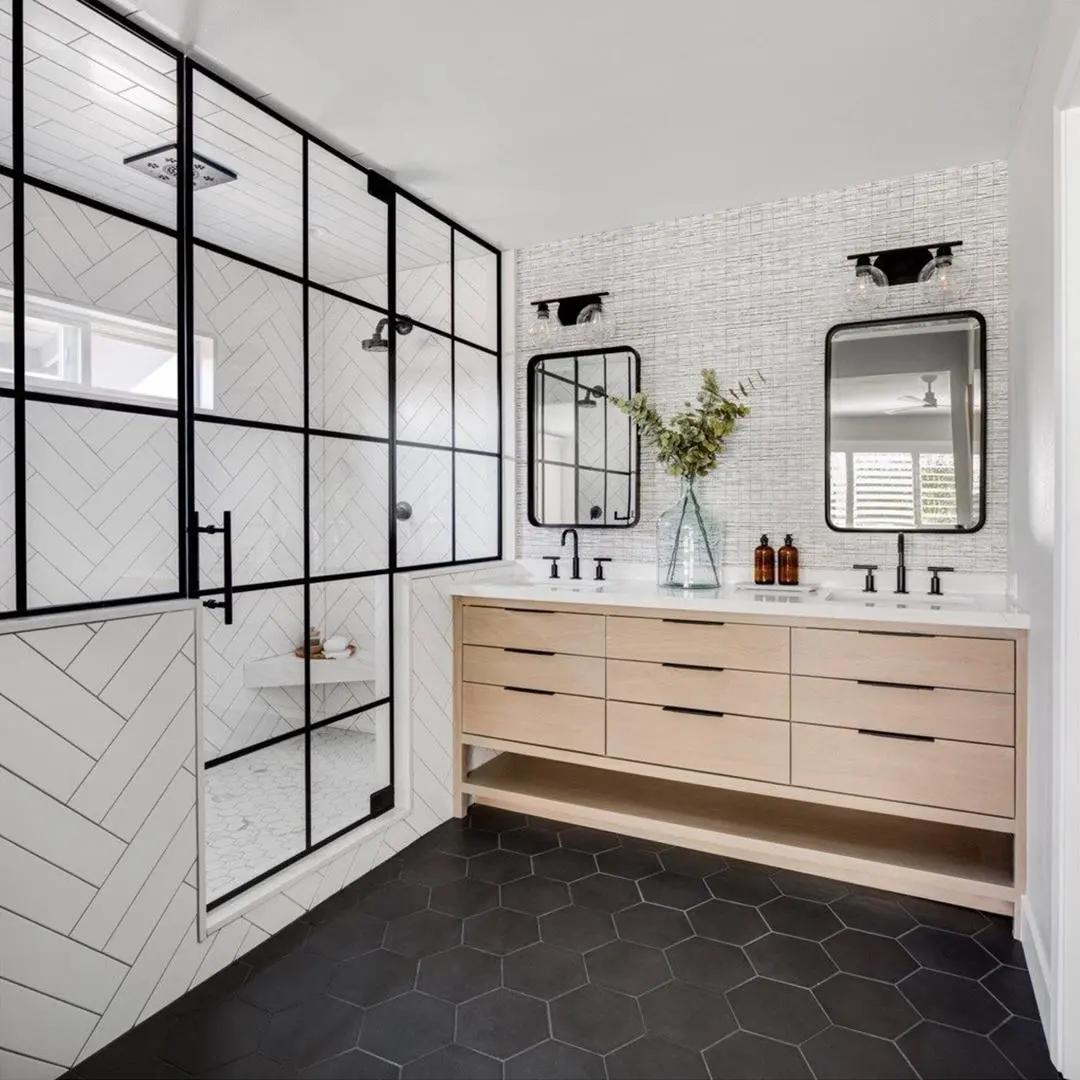 卫生间不做玻璃隔断怎么干湿分离,浴室干湿分离用玻璃隔断还是浴帘