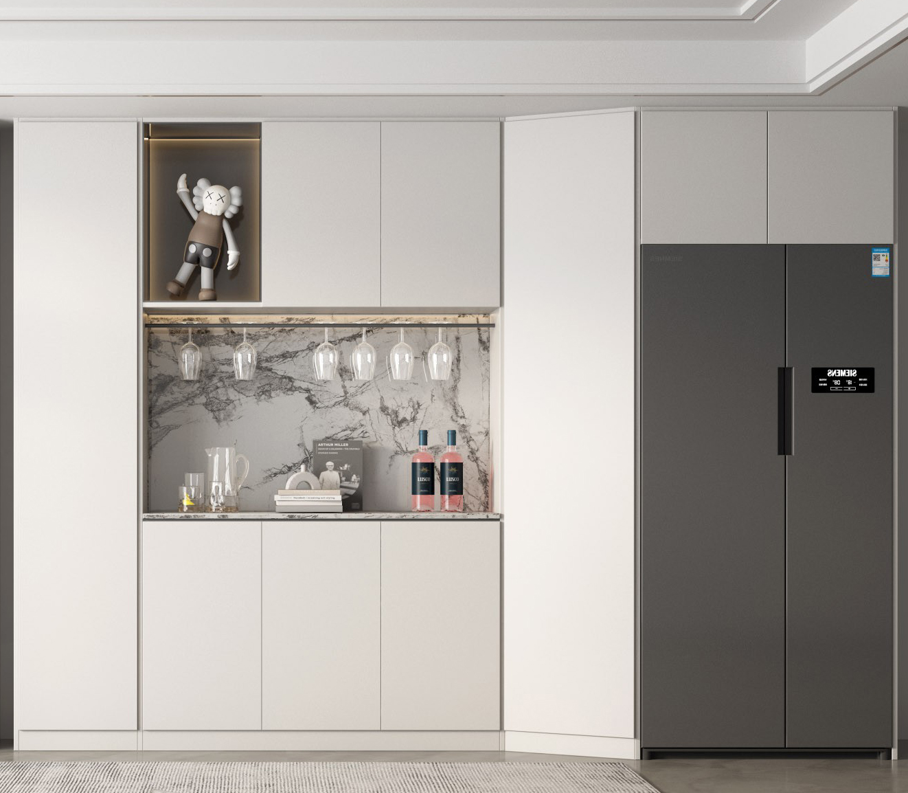 15款嵌入冰箱的餐边柜、酒柜