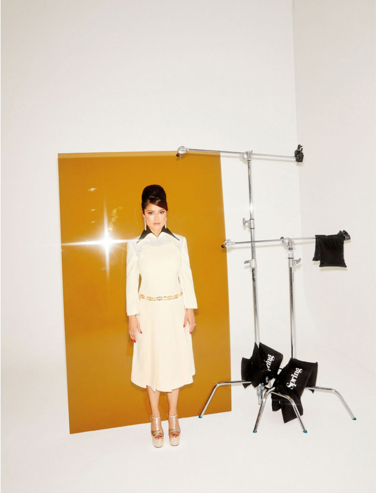 墨西哥女星萨尔玛·海耶克,SalmaHayek拍摄的时尚杂志大片