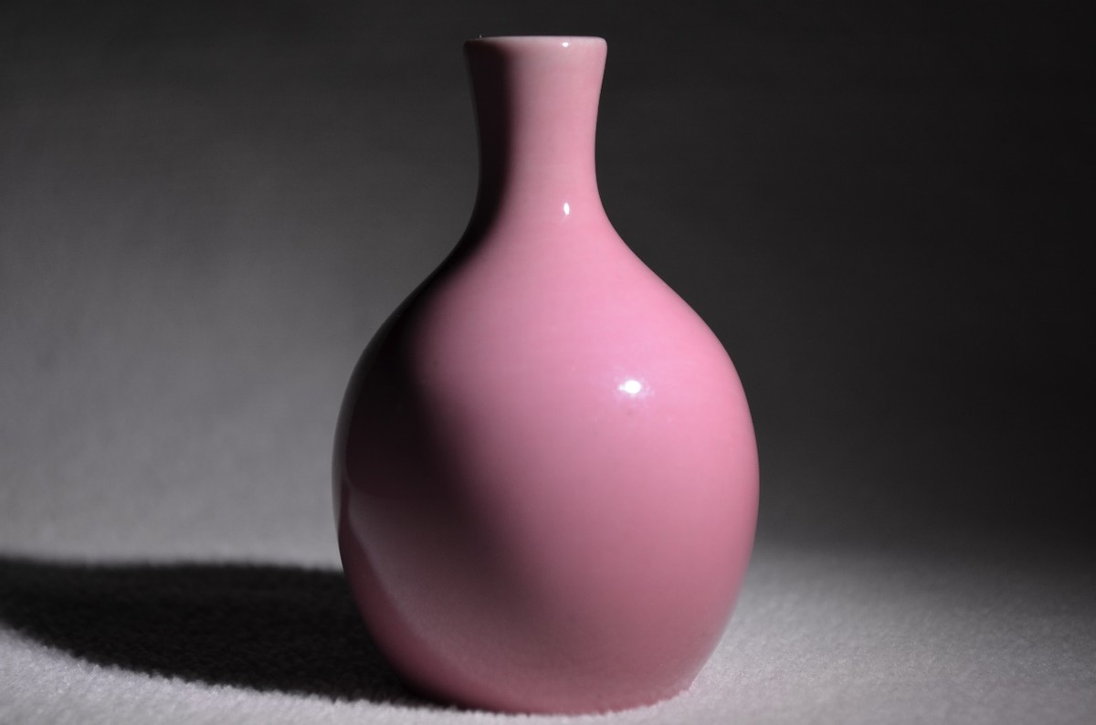 康熙时期红釉瓶图片,淡描青花瓷器鉴定