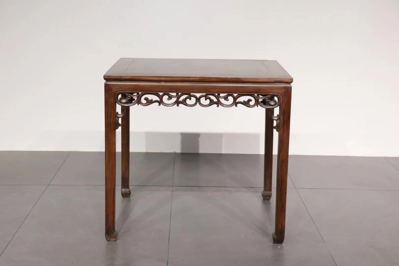 黄花梨老八仙桌板子,清黄花梨八仙桌视频